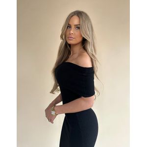 Reinders Chloe Knitwear Dress - True Black XXS
