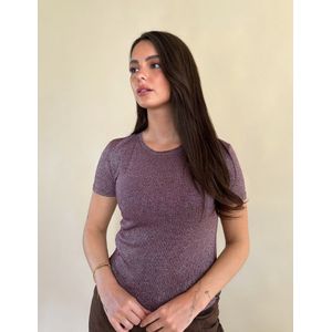 Rinascimento Sfiancato Top - Bordeaux Rosso S