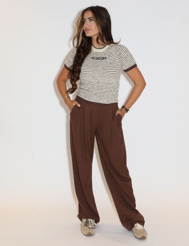 Reinders - Marijn Pantalon - Bruin - Katoen en Polyester