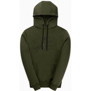 Embroidered Signature Hoodie - Green XS