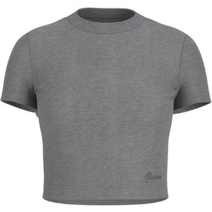 Guess - SS Basic Mini Logo Tee - Gemêleerd Grijs - T-shirt