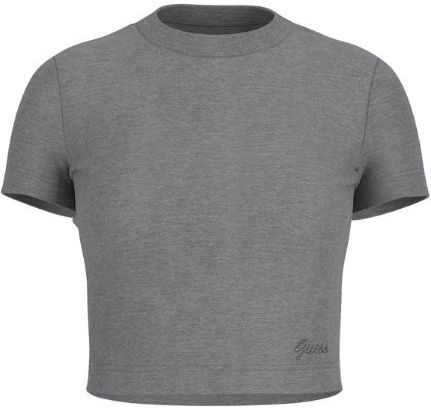 Guess - SS Basic Mini Logo Tee - Gemêleerd Grijs - T-shirt