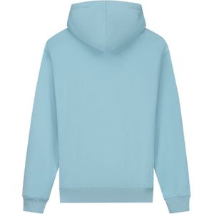 Quotrell Atelier Milano Chain Hoodie - Light Blue/White XS