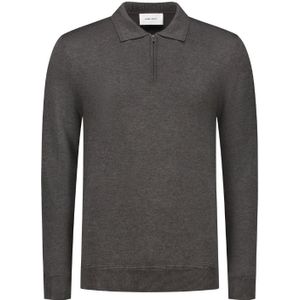 Pure Path - Polo - Anthracite - Lange Mouwen