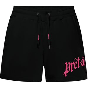 Quotrell Miami Shorts - Black/Fuchsia XS