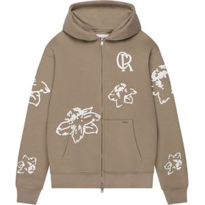 Croyez Flower Zip-Hoodie - Sand XS