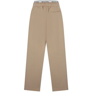 Malelions Women Straight Leg Sweatpants - Taupe XXS