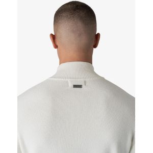 Quotrell D'Azur Knitted Halfzip - Ecru XL