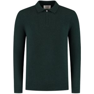 Regular fit Zip Polo Knitwear - Army Green S