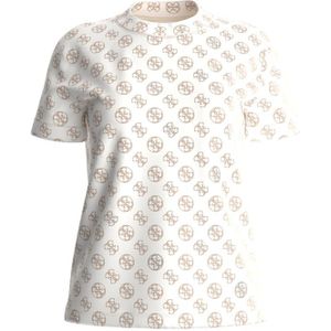 Guess Noemi 4G T-Shirt - Circle Sparkle Beige S