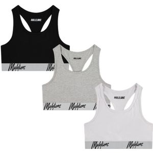 Malelions Women Bralette 3-Pack - Tricolore XS