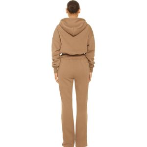 Essential Wide Leg Pants - Taupe XL