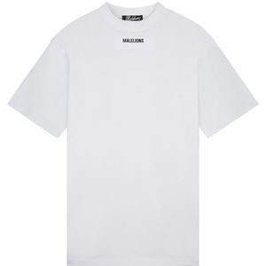 Malelions Collar T-Shirt - White M