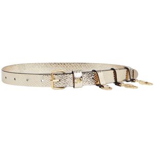 JOSH V metallic riem Evai goudkleurig