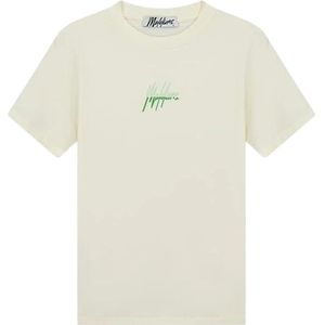 Malelions Women Kiki T-Shirt - Off White/Mint M