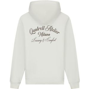 Quotrell Women Atelier Milano Hoodie - Off White/Brown XXS