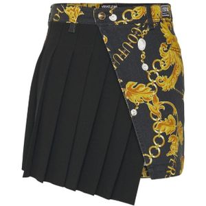 Women Tomcat Chain Couture Skirt - Black/Gold 44-M