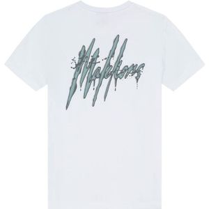 Malelions Kids Signature Drip T-Shirt - White 4-104