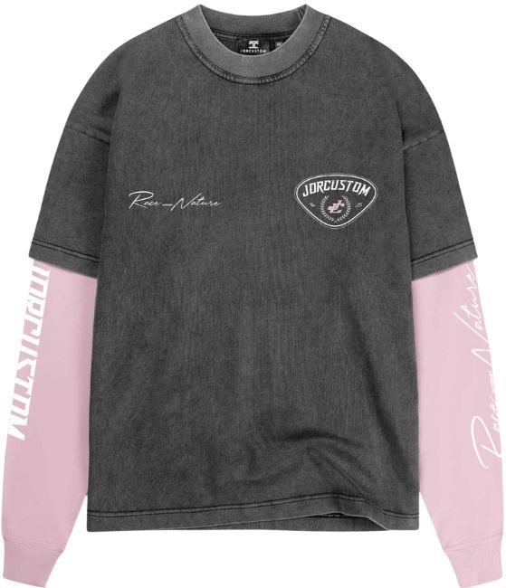 RaceAgainstNature - Double Layered T-Shirt - Pink