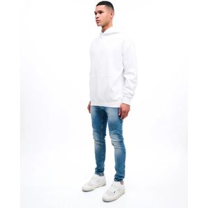 Malelions Patchwork Hoodie - White XL