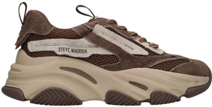 Steve Madden - Possession-E - Sneakers - Ground Coffee Suede