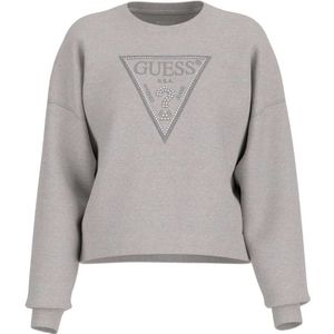 Guess - CN Rachele Triangle Sweatshirt - Licht Gemêleerd Grijs - Sweater