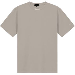 Quotrell Miami T-Shirt - Taupe/Off White L