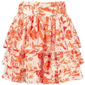 Nikkie Rachel Skirt - Sun Orange/Cream