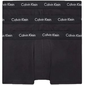 Calvin Klein 3-Pack Low Rise Trunk - Black