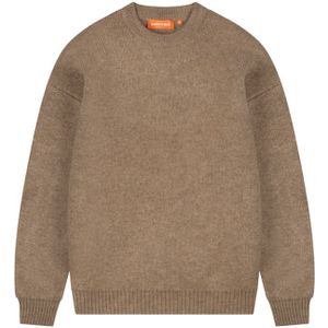 Croyez Gallery Knit Sweater - Beige/Black XS