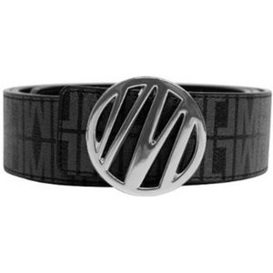 Malelions Monogram Belt - Black/Silver