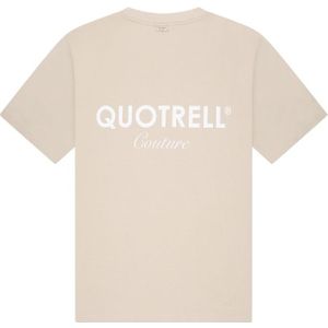 Quotrell Sarasota T-Shirt - Beige/Off White S