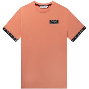 Flag Tee - Papaya Punch XS