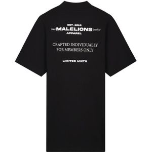 Malelions Women Members T-Shirt Dress - Black S