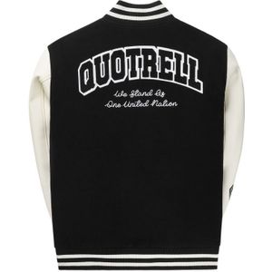 Quotrell University Jacket - Black/White M