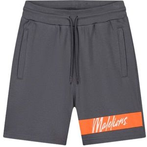 Malelions Captain Shorts - Antra/Orange XXS