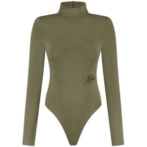 Malelions Women Signature Bodysuit - Army Green L