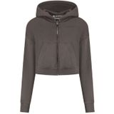 Malelions - Cropped Zip Hoodie - Bruin
