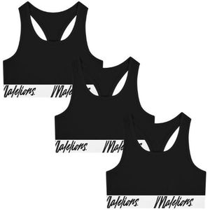 Malelions Women Bralette 3-Pack - Black L