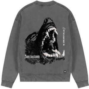 JorCustom Unleashed Fleece Crewneck Sweater - Acid Grey S