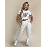 Guess - SS CN Triangle Love - T-Shirt - Korte Mouwen - Stretch Jerseykatoen - Ronde Hals