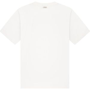 Quotrell Padua T-Shirt - Off White/Burnt Orange S