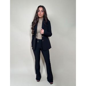 Rinascimento Flared Trousers- Pantalone - Nero XS