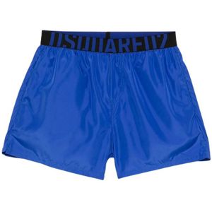 Dsquared2 - Logo Swimshort - Blauw - Zwembroek
