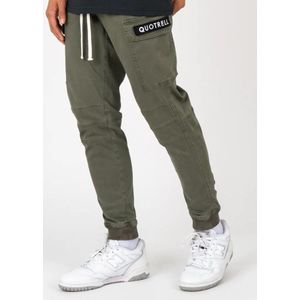 Quotrell Casablanca Cargo Pants - Army Green XS