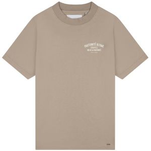 Croyez Fraternité Puff T-Shirt - Khaki M