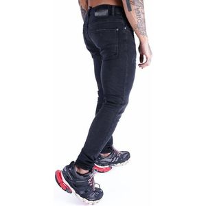 2LEGARE Noah Destroyed Jeans - Zwart 27