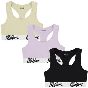 Malelions Women Bralette 3-Pack - Tricolore-2 XL