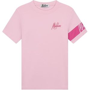 Malelions Women Captain T-Shirt - Light Pink/Hot Pink M
