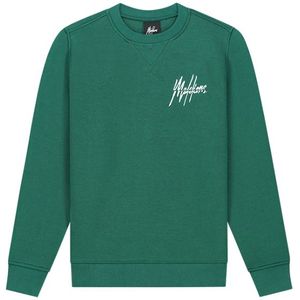 Malelions Kids Split Sweater - Dark Green/Mint 116